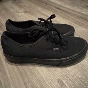 Glitter Sole Black Vans